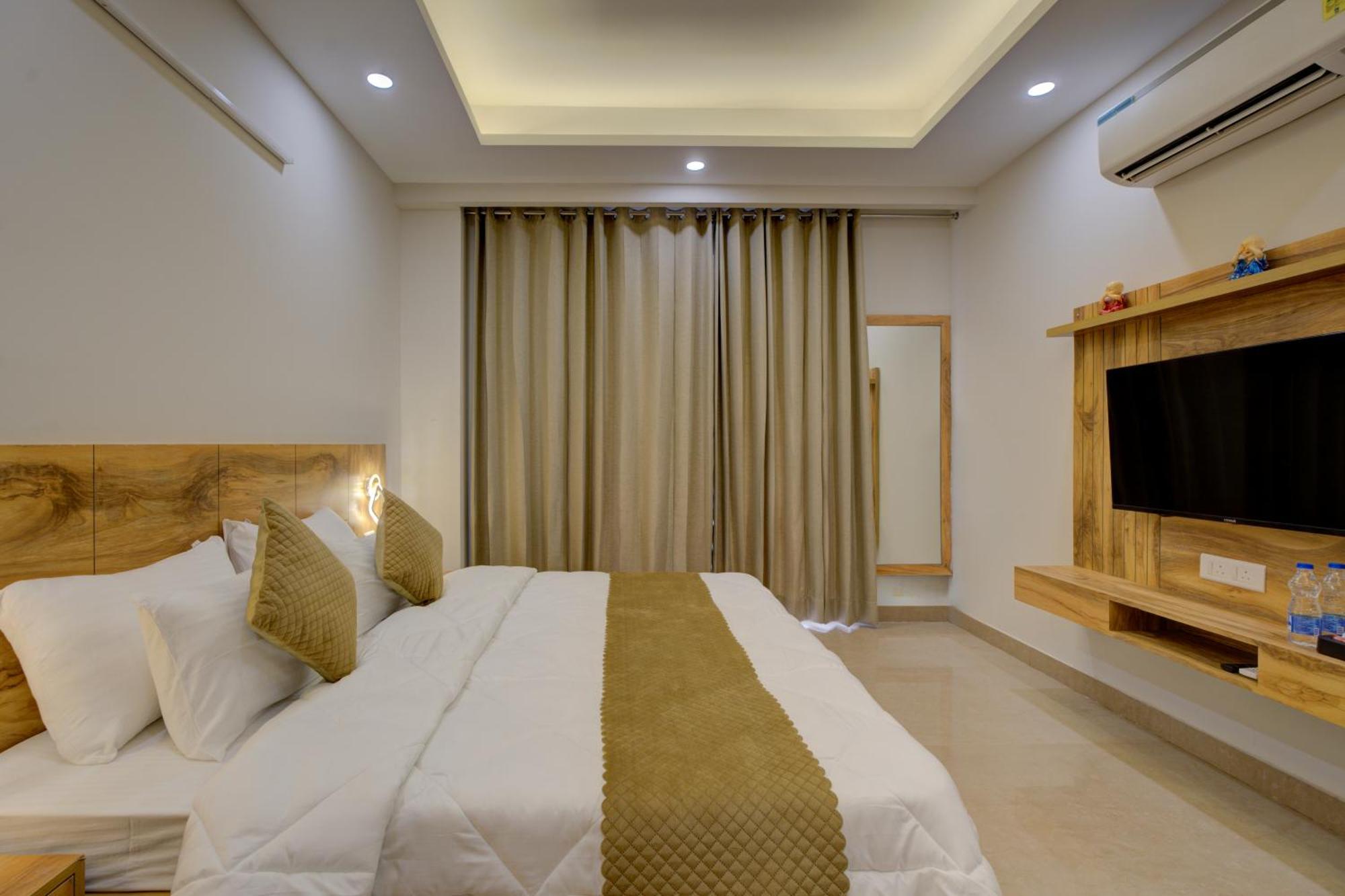 1 Bhk Serviced Apartments Near Millennium City Centre Gurugram With Private Washing Machine Gurgáon Kültér fotó