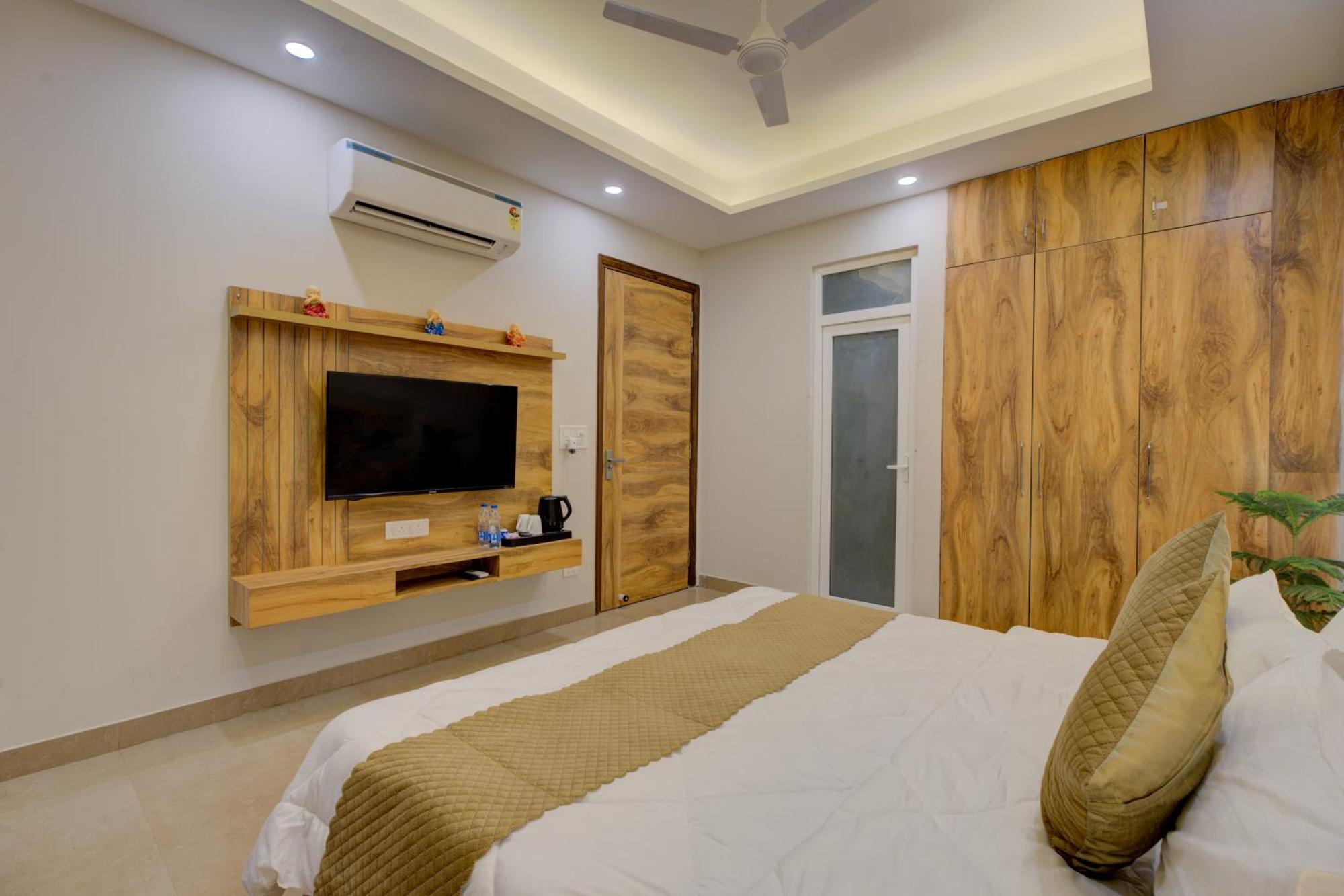 1 Bhk Serviced Apartments Near Millennium City Centre Gurugram With Private Washing Machine Gurgáon Kültér fotó