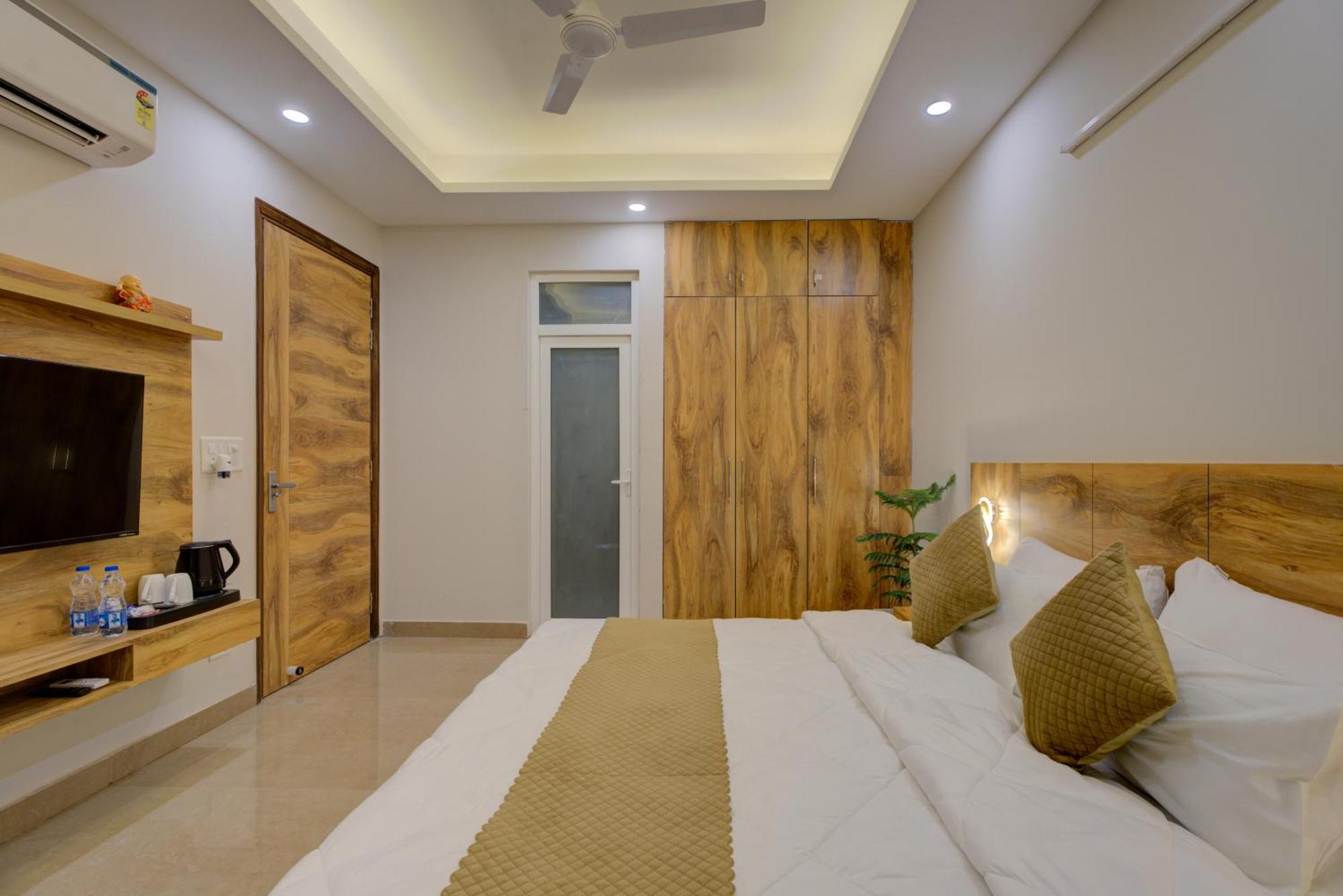 1 Bhk Serviced Apartments Near Millennium City Centre Gurugram With Private Washing Machine Gurgáon Kültér fotó